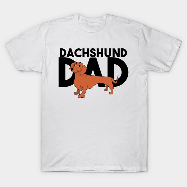 Dachshund dad Dachshund Dad T Shirt TeePublic